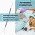 HIGH TECH INSTRUMENTS #5 (5) Dental Tartar Scraper Tool Double Ended Explorer Probe Plaque Remover Stainless Steel