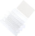 PATIKIL 3 Inch File Folder Labels, 50pcs Clear Plastic Tabs with Inserts for Quick Identification Organizer
