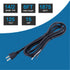 Power Cord Replacement 2 Prong 14AWG SJT Heavy Duty Power Supply Polarized Plug 14 Gauge 6 Foot Pigtail 2 Wires AC Cable Open End 15 Amp 1875W