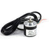 Rotary Encoder, 600P/R Photoelectric Incremental Rotary Encoder 5V-24V AB 2-Phases Wide Voltage Power