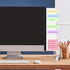 CXWUZH 2Pcs Monitor Memo Board Office Desk Accessories Computer Monitor Sticky Note Holder for Computer Screen Acrylic