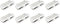 Sewell Ghost Wire Terminal Block, 8 Pack for 14, 16, and 18 AWG