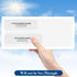ValBox 500 Count #10 Double Window Envelopes, 4-1/8x9-1/2" Self Seal Security Envelopes for Invoices