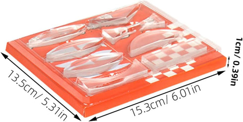 Set Osaladi Optical Experiment Kit for Physics Education Science Experiment with Concave Lens Convex Lens Triangular