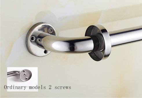 GANFANREN 27 Inch, Shower Handle,Shower Grab Bar,Grab Bars Handle Safety Support Hand Rails, Bathroom Grab Bar, Silver