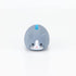 LIHITLAB PuniLabo Mini Zipper Pouch, Horizontal, 2.2" x 2.7", Gray Cat (A7780-4)