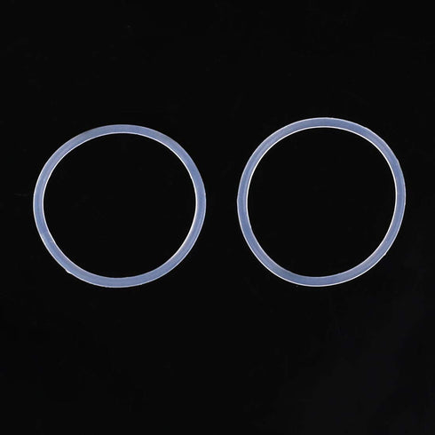 X AUTOHAUX Silicone O-Rings, 18mm OD 16mm ID VMQ Seal Gasket for Compressor Valves, Pack of 20