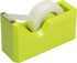 JAM PAPER Colorful Desk Tape Dispensers - Lime Green, Sold Individually