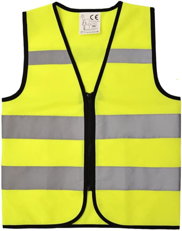 High Visibility Toddler Safety Vest, Reflective Kids Vest for Cycling & Running, Construction Vest
