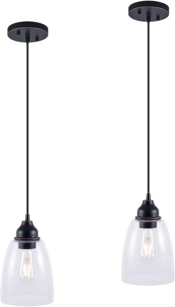 Pendant Lighting Fixture, Hanging Ceiling Lights with E26 Medium Base, Metal Construction