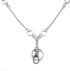 Lanyards for ID Badges - Fashionable Stainless Steel Necklace, Detachable Neck Lanyard for Teachers, Doctors, and Nurses