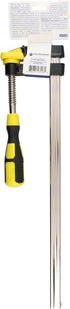 Bar Clamp 12" F-Clamp with Ergonomic Handle & Push-Button Adjustment - Model 107118