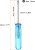 uxcell Mini Phillips Screwdriver, 1.6mm Cross Head, 45mm Length, 10 Pcs for Small Appliances Repair