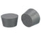 CleverDelights Rubber Stoppers, Size 9, 3 Pack, 37mm x 45mm x 25mm Long, Gray Solid Plug