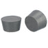 CleverDelights Rubber Stoppers, Size 9, 3 Pack, 37mm x 45mm x 25mm Long, Gray Solid Plug