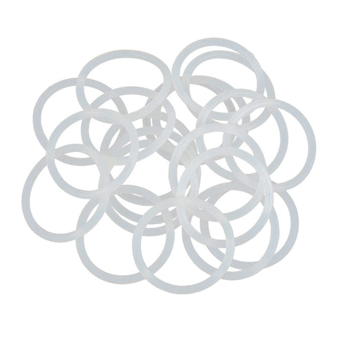 X AUTOHAUX Silicone O-Rings - VMQ Seal Gasket for Compressor Valves Pipe Repair, 38mm OD, 31.8mm ID, 3.1mm Width,
