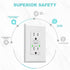 Micmi GFCI Outlet WR, Weather Resistant Tamper Resistant TR Receptacle, 15Amp 125 Volt