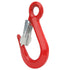 5000Lbs Red Hoist Hook, Alloy Steel Crane Hook with Safety Latch Design for Ship Construction