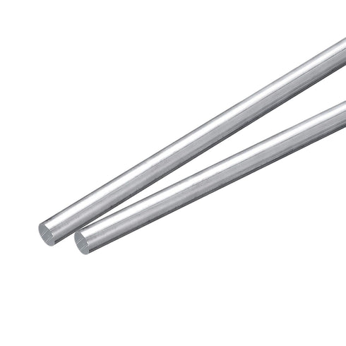 uxcell 2Pcs 1/2" Dia Round Aluminum Rod, 12" Long 6061 Solid Lathe Bar Stock for Industry, Construction, DIY Crafts