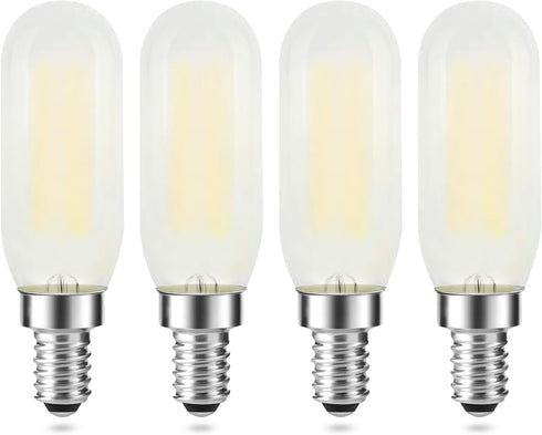 Frosted E12 LED Bulb Dimmable, T6/T25 Candelabra LED Light Bulbs 25W Equivalent,