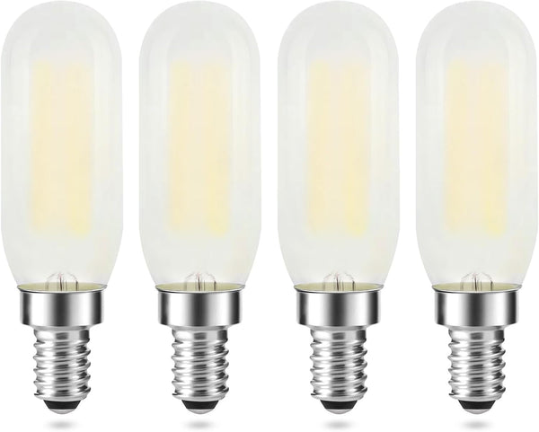 Frosted E12 LED Bulb Dimmable, T6/T25 Candelabra LED Light Bulbs 25W Equivalent,