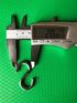 S Hook - Marine Grade 316 Stainless Steel, 1.56" Long, 5/32" Thick Metal Hook for Hanging and Utility Use (20)