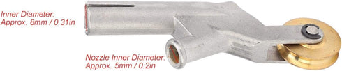 Floor Welding Nozzle Round Mouth Hot Air Gun Tips for PVC Flooring Welder Heating Torch Accessory