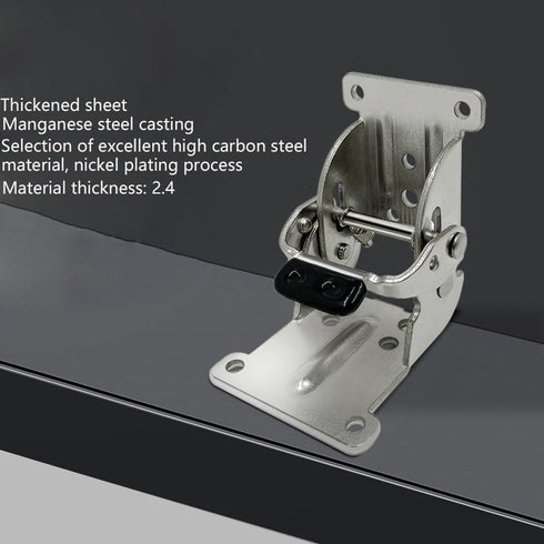 Leheybia 2 90 Pcs Folding Table Legs Bracket Degree Self-Locking Folding Hinge Table Leg Hinges Folding Locking