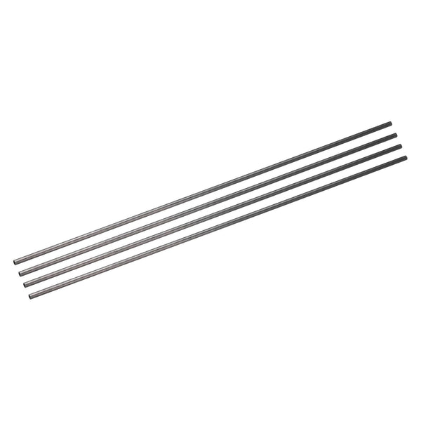 uxcell 4Pcs Carbon Fiber Tube 1.5 x 2.5 x 200mm Pultruded Tubing for RC Airplane Quadcopter Arm