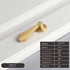 SANCHAKOU 2Pcs 2 Zinc Alloy Cabinet Pulls Brass Chinese Pendant Gold Furniture Knob Bedside Table Shoe Cabinet Kitchen