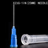 100 Pack 3ml/cc Plastic Luer Lock Syringes with 23Ga and Cap, Individually Sealed for Scientific Labs and Measuring