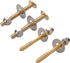 Rocky Mountain Goods Toilet Floor Bolt and Screw Kit, Complete Install Kit to Securely Fasten Toilet Bowl