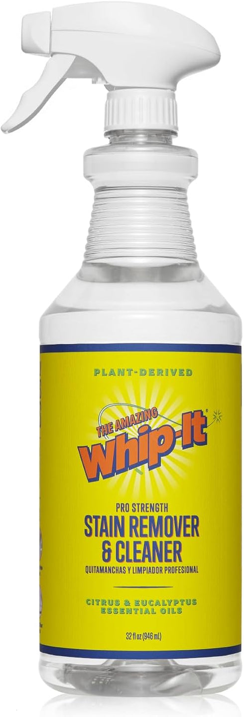 Whip It Cleaner, Multi Purpose Stain Remover Professional Strength Spray, Plant Based