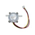 1/4" Water Flow Sensor - Food-Grade Switch Hall Effect Flowmeter Fluid Meter Counter for Hosepipe 0.3-6L/min