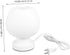 Gatuida Adjustable Touch Sensor Table Lamp with Soft Cloth Shade Portable Color Changing Night Light for Bedroom Study