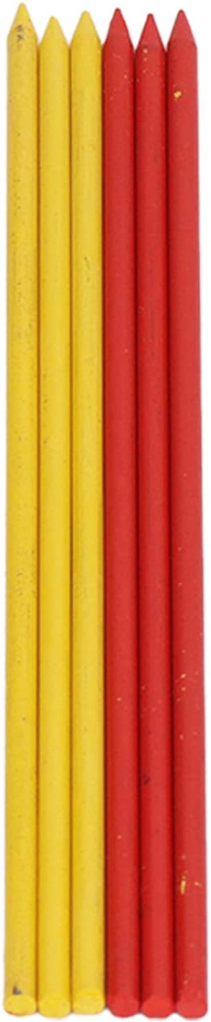 ViaGasaFamido 6Pcs Carpenter Pencil Refill Set, 2.8mm Mechanical Pencil HB for Woodworking Drawings