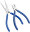 Long Nose Plier and Circlip Plier Set, HANDSKIT Micro Wire Cutter for Electronics and Jewelry Repair