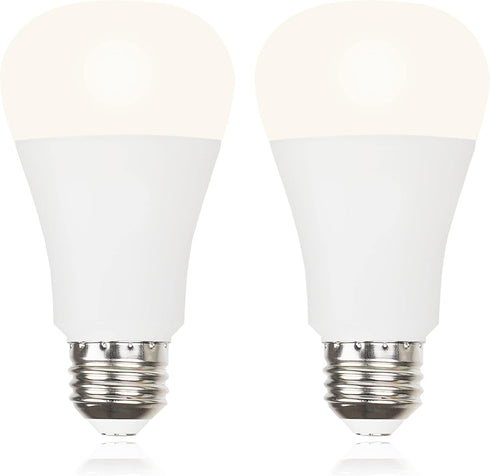 GREENIC 15 Watt LED Light Bulb, Small A19 E26 Base, 100 Watt Equivalent, 3000K Warm White, 2 Pack