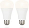GREENIC 15 Watt LED Light Bulb, Small A19 E26 Base, 100 Watt Equivalent, 3000K Warm White, 2 Pack