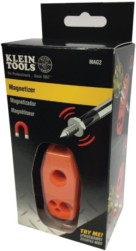 Klein Tools MAG2 Demagnetizer / Magnetizer for Screwdriver Bits and Tips, Powerful Rare-Earth Magnet