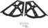 Respicefinem 2 Layers Shoes Drawer Cabinet Hinges Flip Frames Shoes Turing Rack