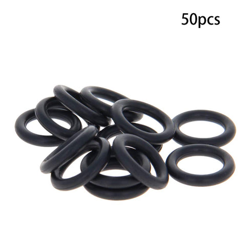 Othmro 50Pcs Nitrile Rubber O-Rings 3.1mm Wire Dia 18mm OD Metric Sealing Nitrile NBR Rubber Washers for Oil or Air Sealing Professional Plumbing Car Repair Air or Gas Connections Black