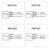M12 Inductive Proximity Sensor LJ12A3-4-Z/BX Normally Open Detection Switch NPN NO 3 Wire DC 6V-36V with I Type Bracket
