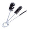 1197K77EA 715245 Nylon Tube Brush, Black Bristle, Smooth Tip, 2" Brush Length, 1/4" Diameter, 6" Length
