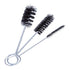 1197K77EA 715245 Nylon Tube Brush, Black Bristle, Smooth Tip, 2" Brush Length, 1/4" Diameter, 6" Length