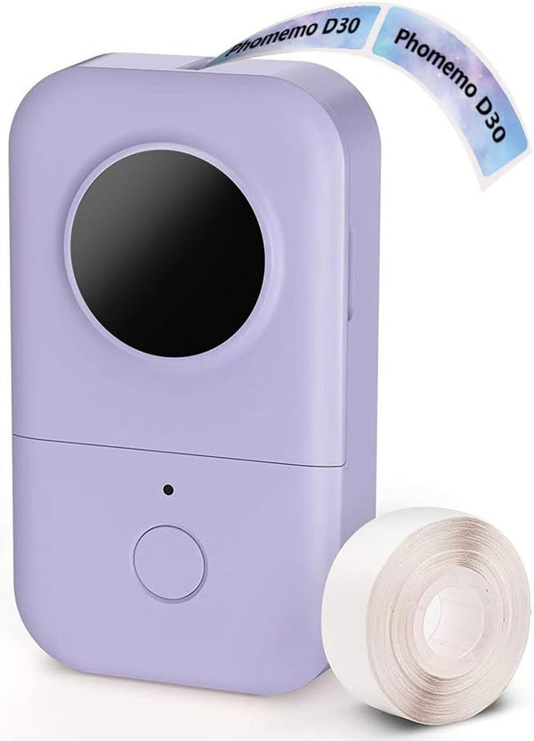 Phomemo D30 Label Makers Machine, Portable Bluetooth Mini Sticker Thermal Label Printer, Handheld Rechargeable, Easy to