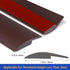 Floor Transition Strip Self Adhesive, PVC Carpet & Edging Trim Strip for Threshold Transition, Brown, 6.56 Feet