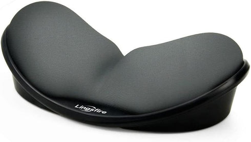 LINGSFIRE Memory Foam Mouse and Keyboard Wrist Rest Pad, Anti-Skid Support Mat for Office Computer (Gray)