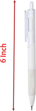 YIKANGHENG 18 Pcs Fine Point Pressing Pens, 0.5mm Black Ink White Gel Pens for Office, Study, Gift and Home Supplies