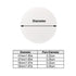BE-TOOL 50pcs 50mm, 0.45m, PM10 Glass Fibre Microporous Filter Membrane, Diameter Aperture Air Membrane Filters for TPS